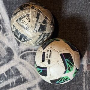 Lot of 2 FIFA Quality/ Basic Size 5 Ball Set